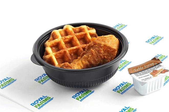 Waffle Bowl with Drum Stick