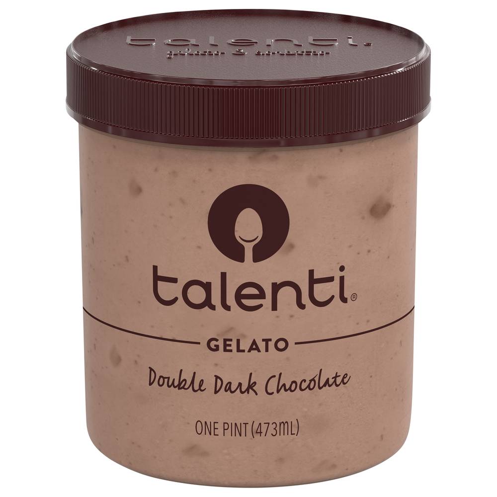 Talenti Double Dark Chocolate Gelato Ice Cream (473 ml)