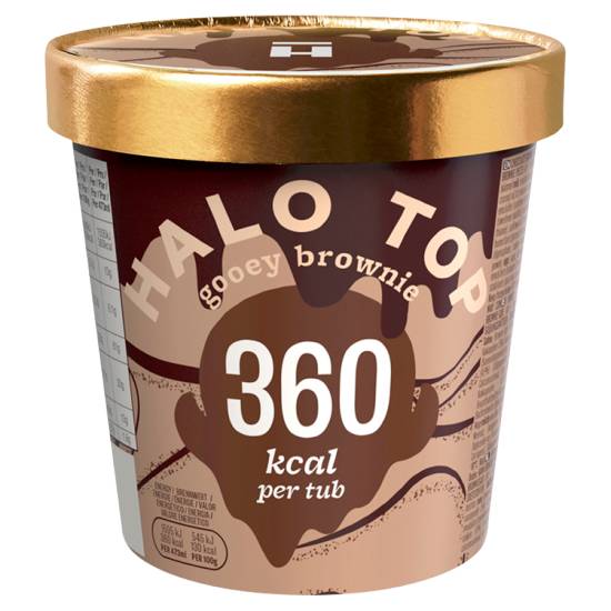 Halo Top Ice Cream (gooey brownie)
