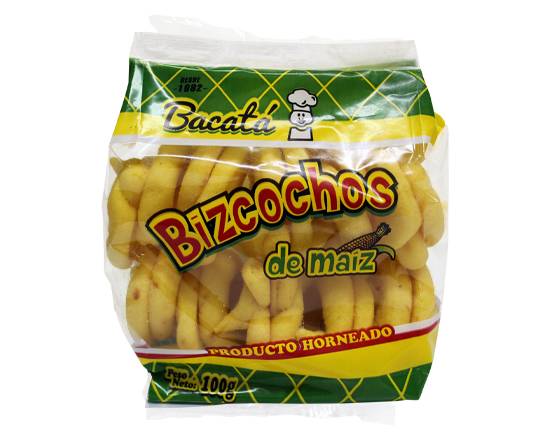 Bacatá bizcochos de maíz horneados