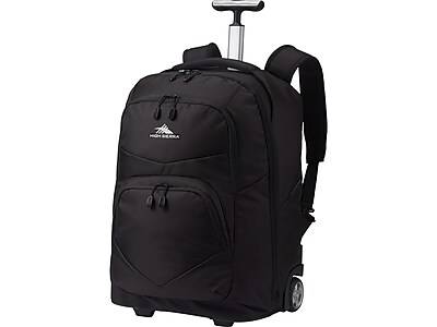 High Sierra Freewheel Pro Rolling Backpack 147916-1041, Black