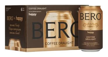 BERO Brewing Happy Coffee Draught Non-Alcoholic Beer (6 x 12 fl oz)