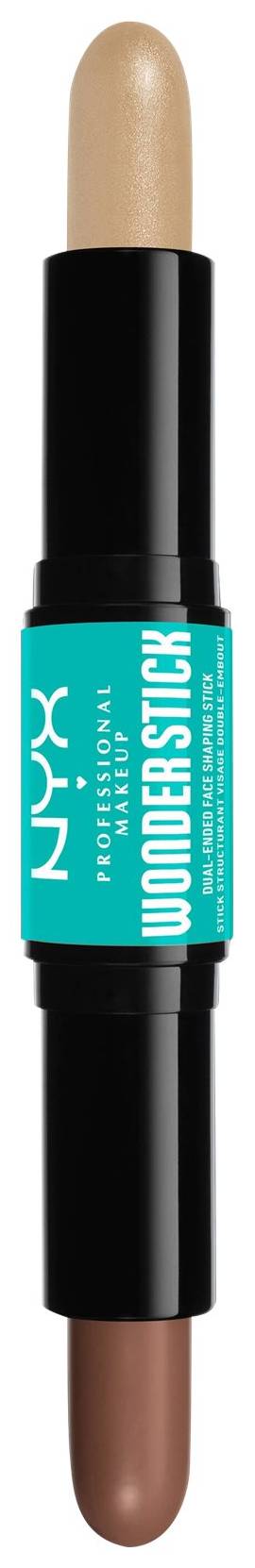 NYX Professional Makeup Wonder Stick Cream Highlight & Contour Stick, Universal Light