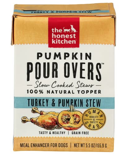 The Honest Kitchen Turkey & Pumpkin Grain Free Stew Pumpkin Pour Overs