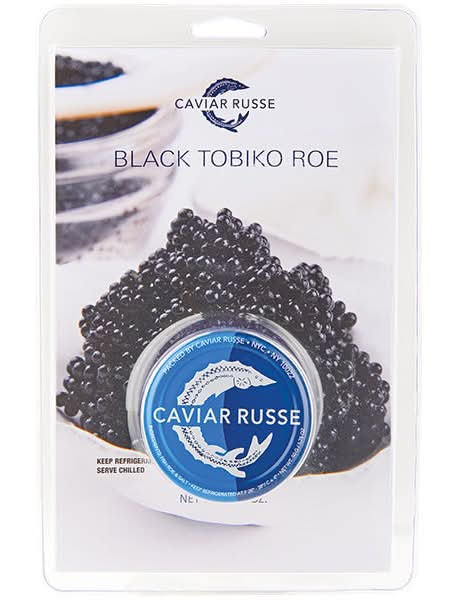 Caviar Russe Black Tobiko Roe Caviar