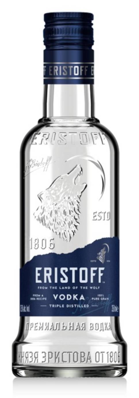Eristoff - Vodka premium 100% pur grain (350ml)