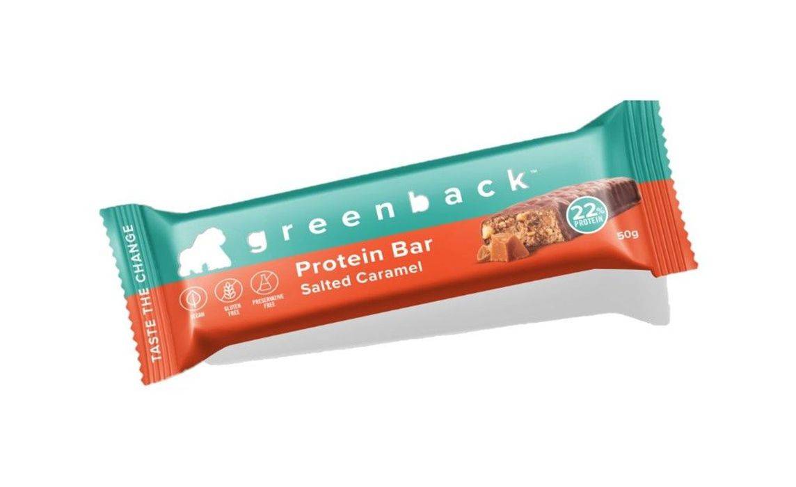 Greenback Salted Caramel Protein Bar 50g