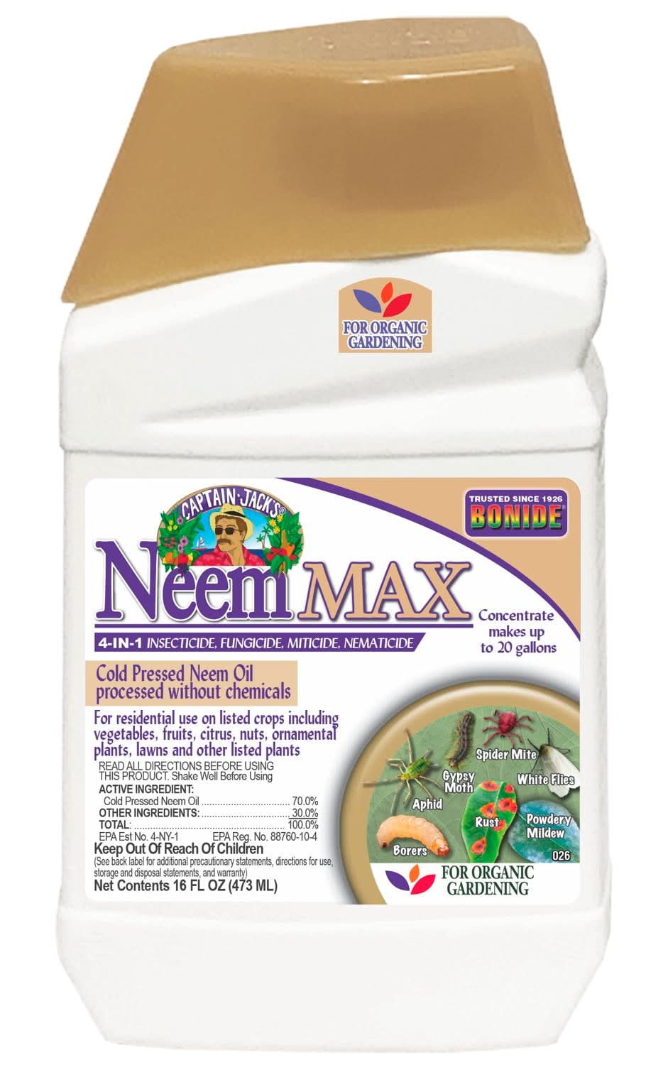 Bonide Captain Jack's 16 -fl oz Organic Natural Concentrate Garden insect killer