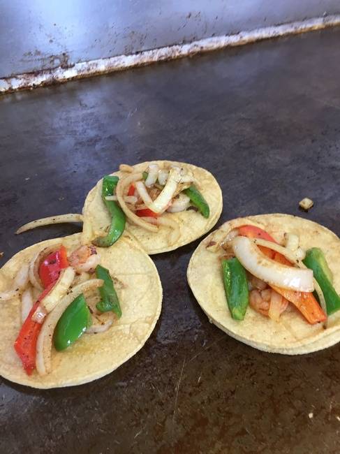 Shrimp Fajita Taco