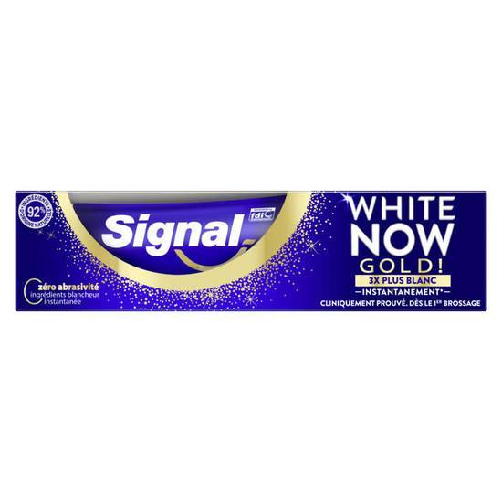 Signal Dentifrice - White now gold 75ml