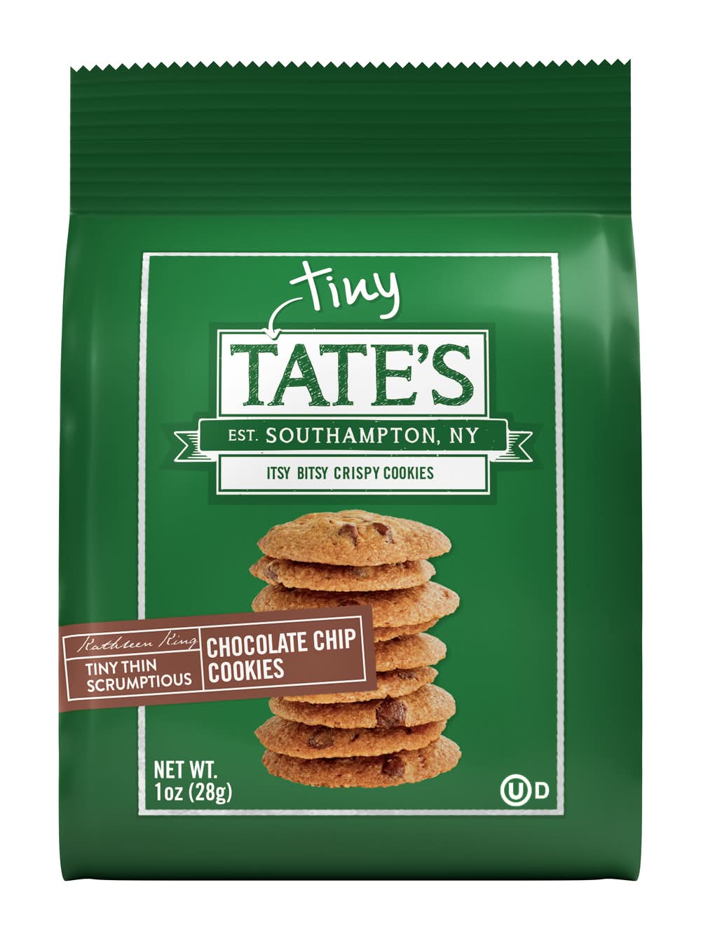 Tate's Bake Shop Tiny Thin Chocolate Chip Cookies (1.01 oz)