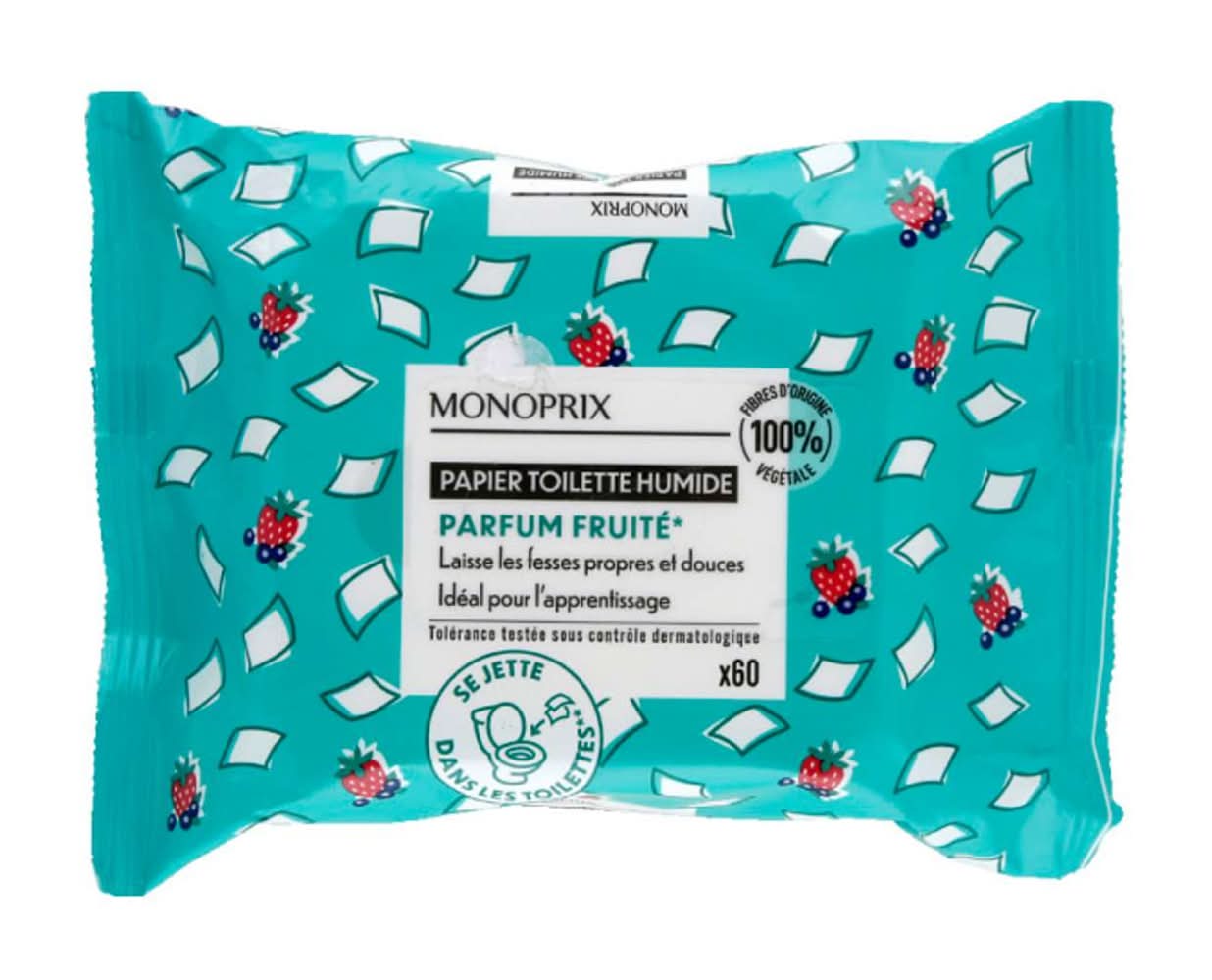 Monoprix Bébé - Papier toilette humide (60)