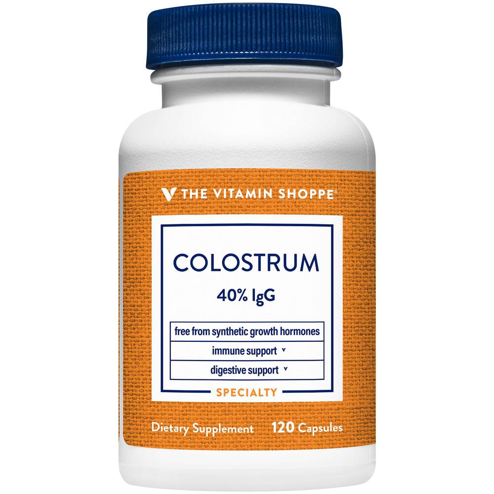 Colostrum - Immune & Respiratory Support - 40% Igg (120 Capsules)