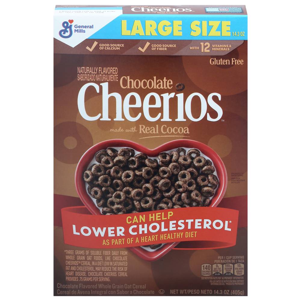 Cheerios Real Cocoa Large Size Chocolate Cereal