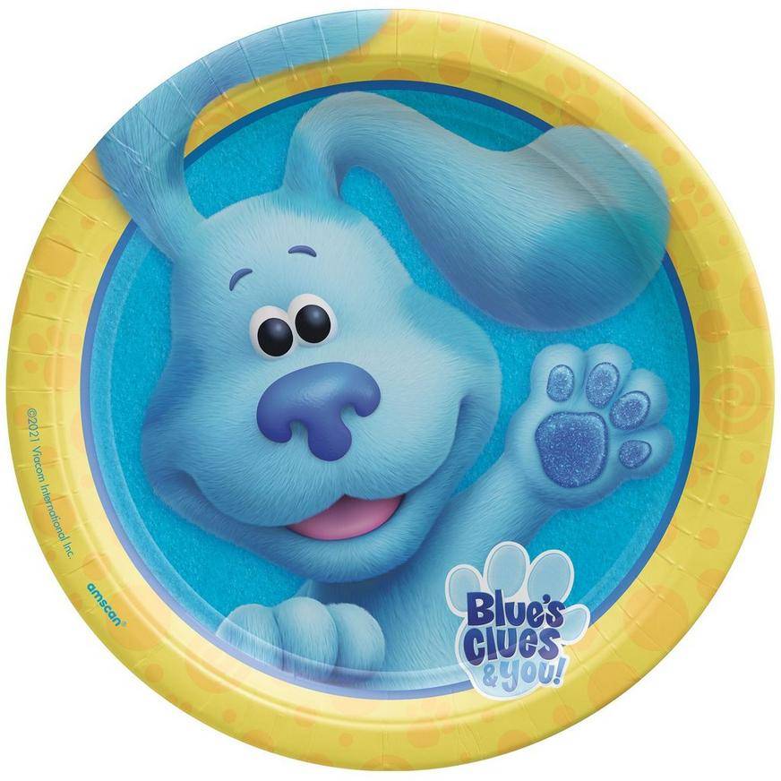 Blue's Clues You! Paper Lunch Plates, 9in, 8ct