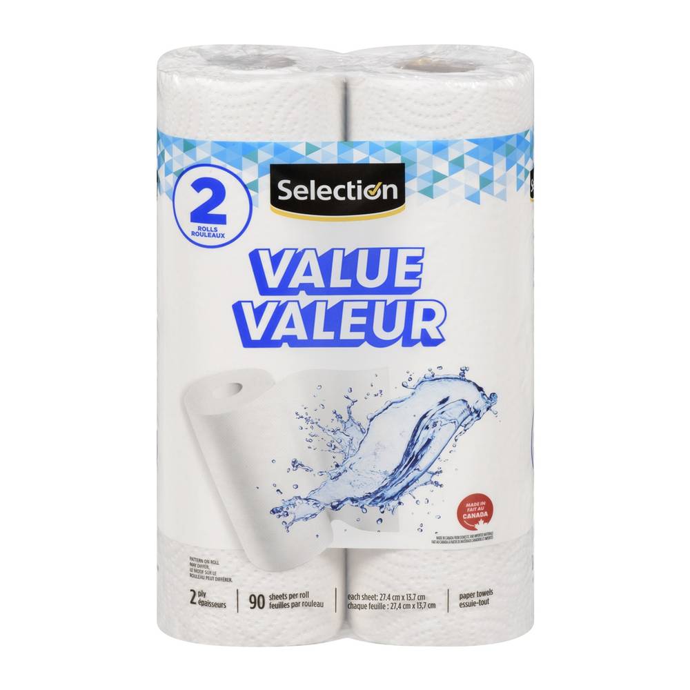 Selection 90 Sheets Paper Towel