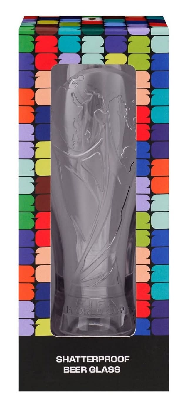 Fifa Shatterproof Beer Glass, 17 Oz