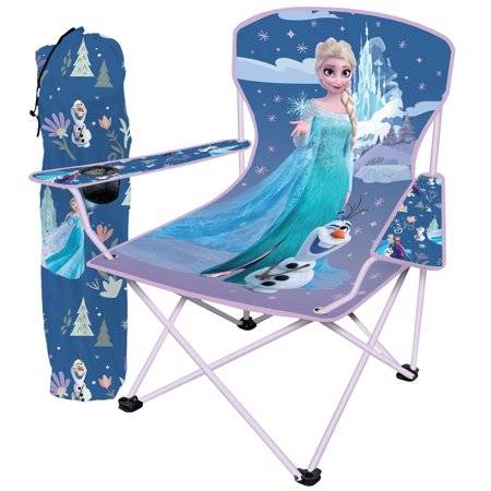 Frozen Youth Camp Chair With Cup Holder