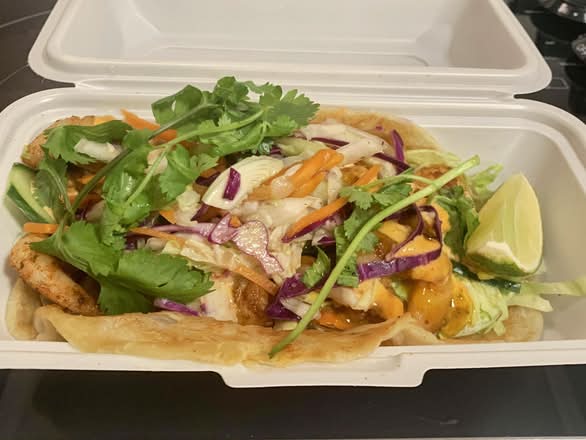 Firecracker Shrimp Taco