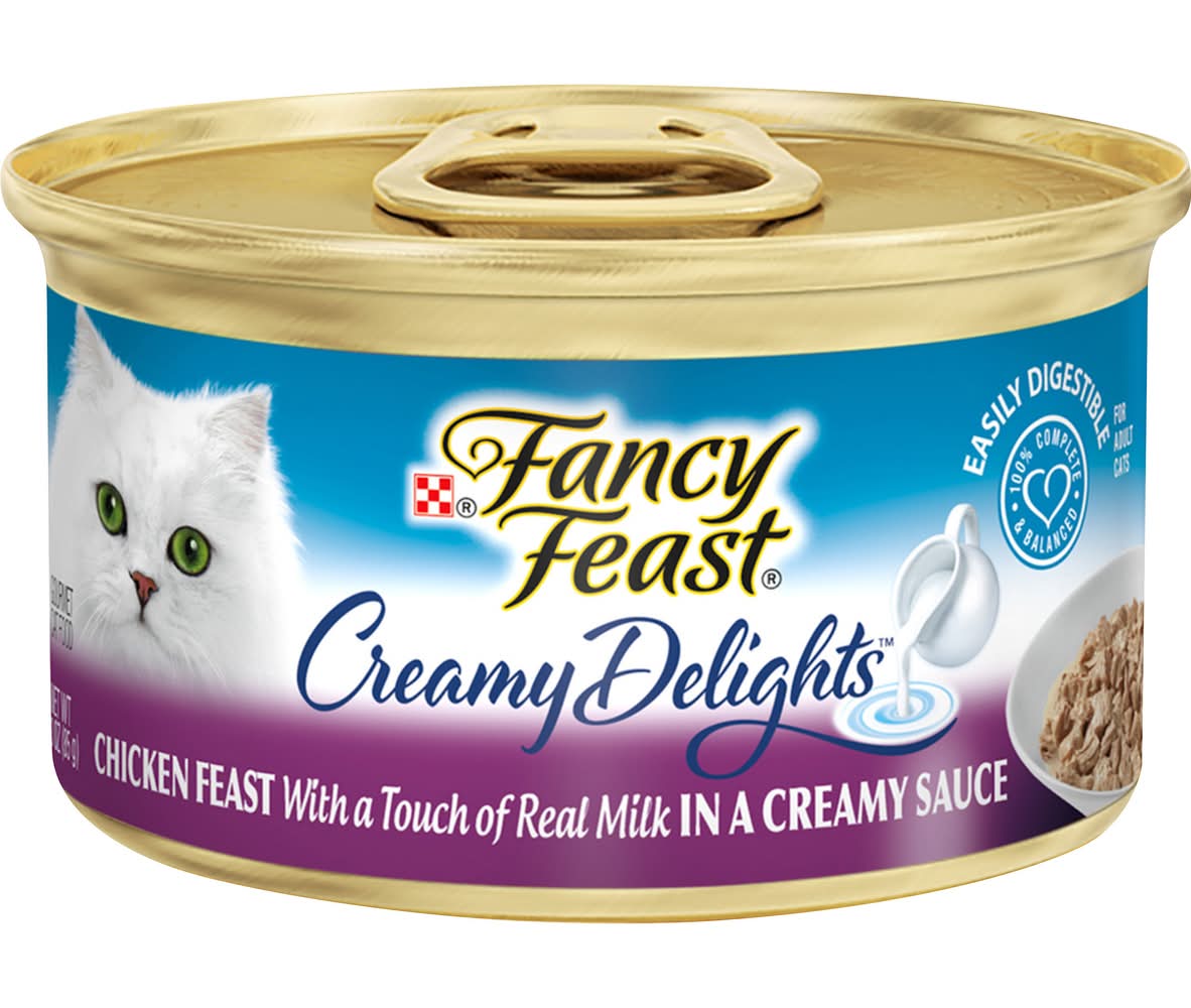 Purina Fancy Feast Creamy Delights Chicken Feast in a Creamy Sauce Wet Cat Food (3 oz)