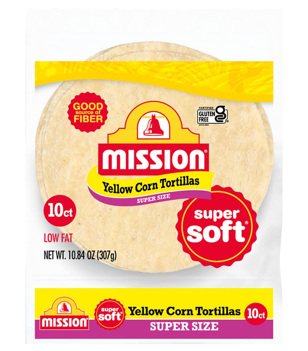 Mission Super Soft Low Fat Yellow Corn Tortillas (10.9 oz)