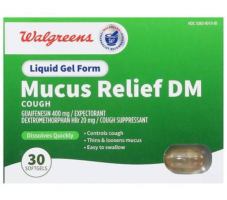 Walgreens Mucus Relief Dm Softgels
