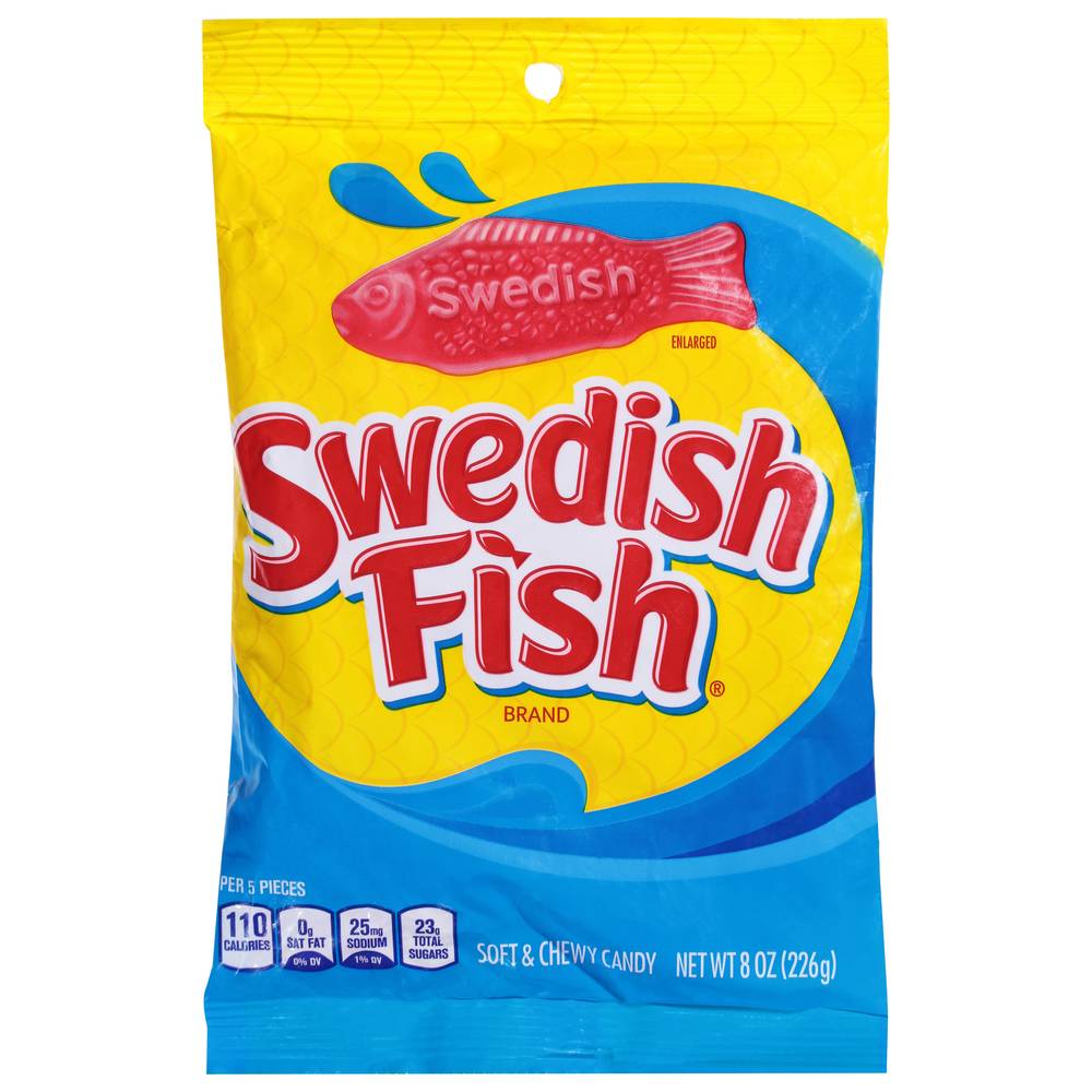 Swedish Fish Soft and Chewy Candy (8 oz)