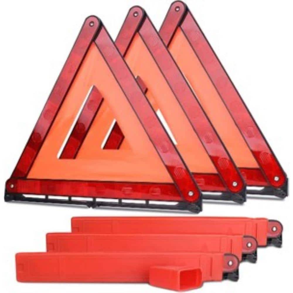 Pip Reflective Safety Warning Triangles (3-Pack)