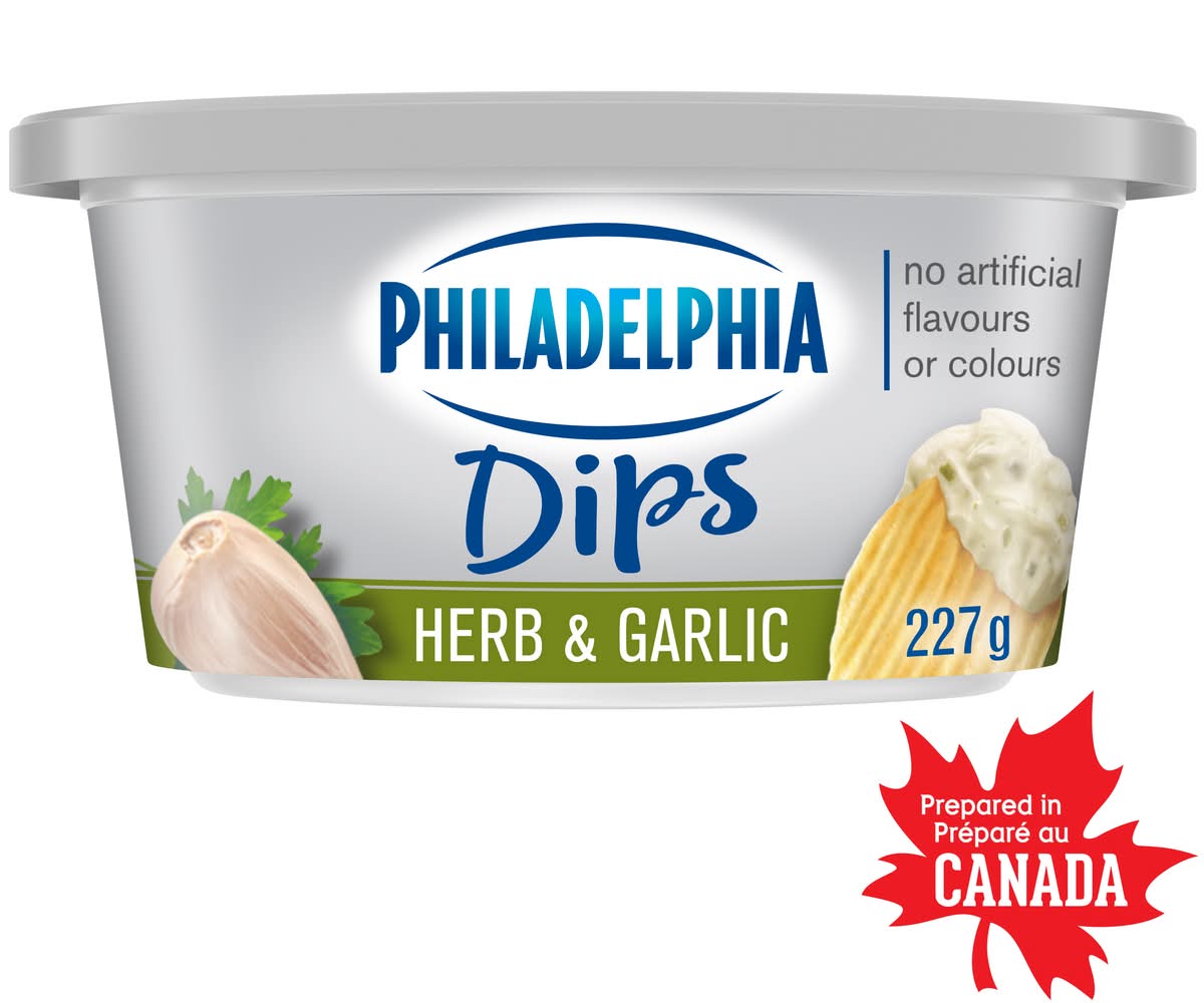 Philadelphia trempette herbes et ail - dips herb and garlic (227 g)