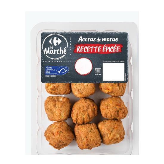 Carrefour Le Marché - Accras de morue recette épicée