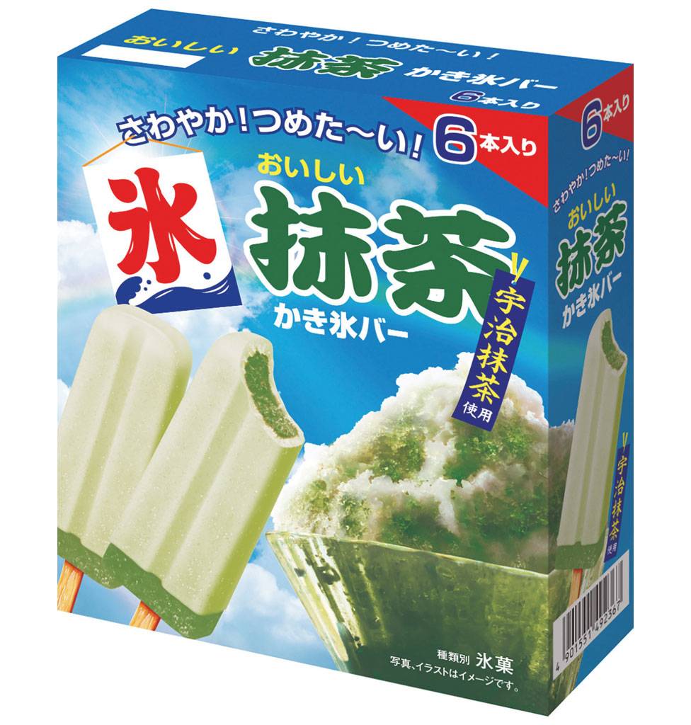 クラシエフーズ　おいしいかき氷バー　抹茶/65ml×6本入