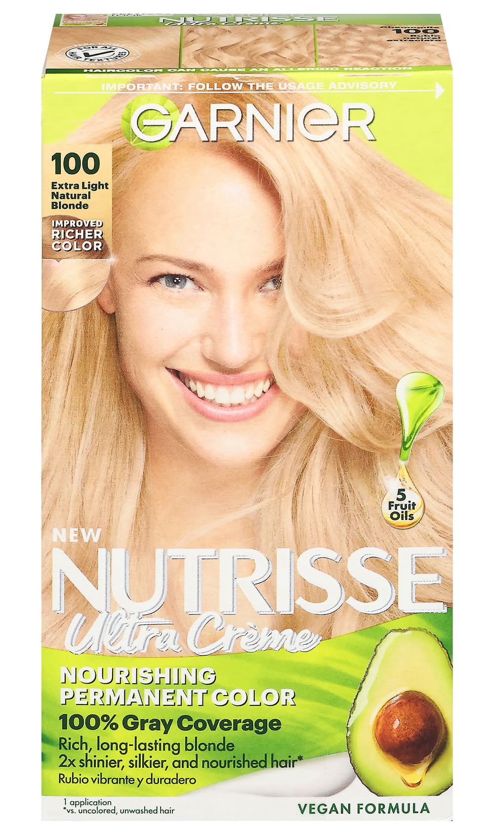 Nutrisse Garnier Natural Blonde Permanent Haircolor (8 oz)