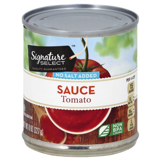 Signature Select Tomato Sauce No Salt Added (8 oz)