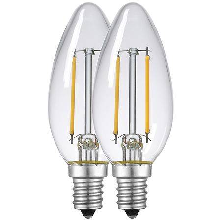 Globe Electric 40w Led Filament Light Bulbs (2 ct)
