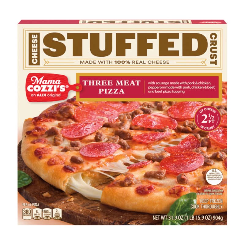 Mama Cozzi's Pizza Kitchen Cheese Stuffed Crust Pizza, Three Meat (34.5 oz)