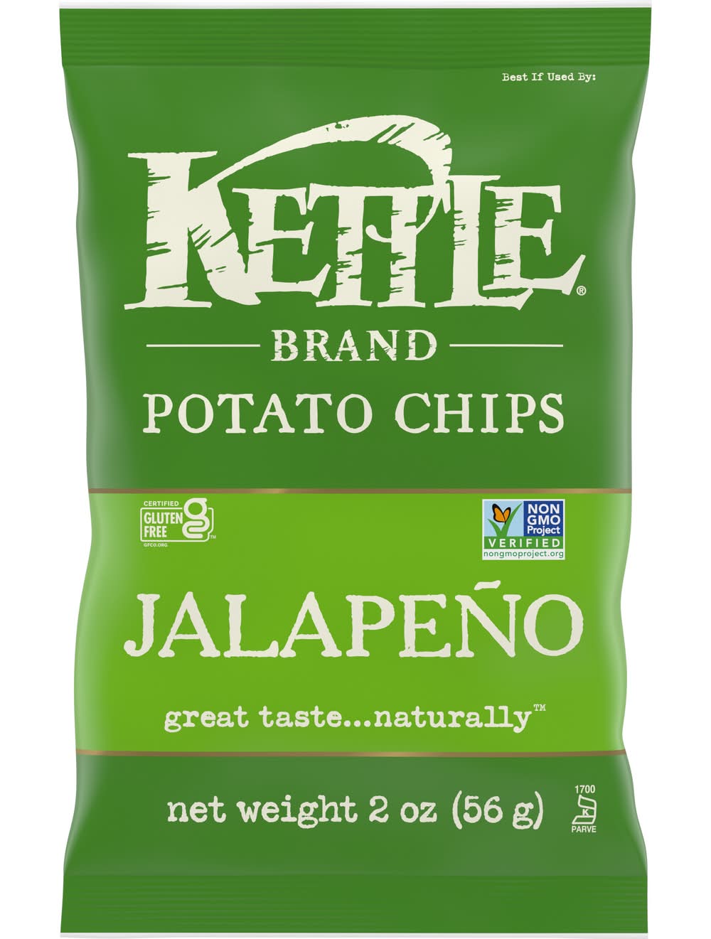 Kettle Brand Potato Chips, Jalapeno (2 oz)