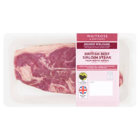 Waitrose & Partners British Beef Sirloin Steak