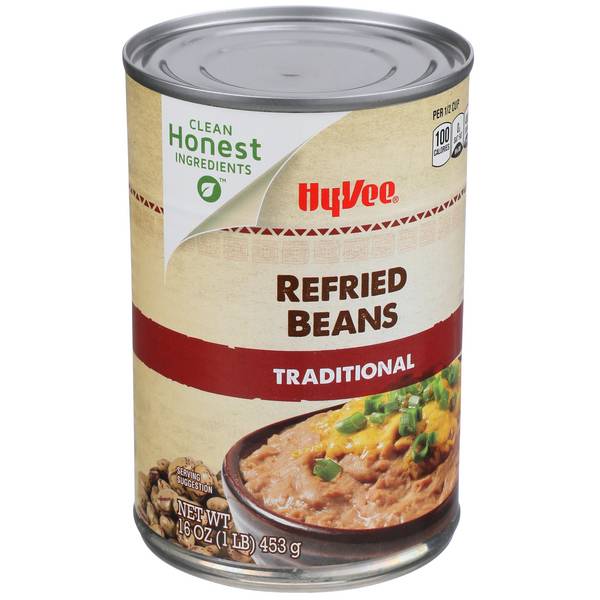 Hy-Vee Traditional Refried Beans (16 oz)