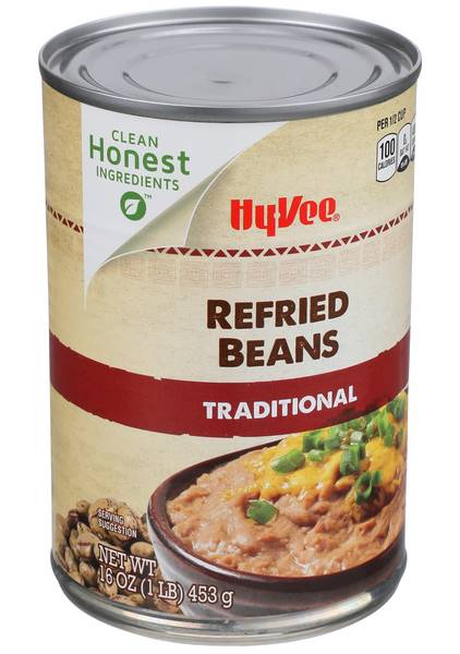 Hy-Vee Traditional Refried Beans (16 oz)
