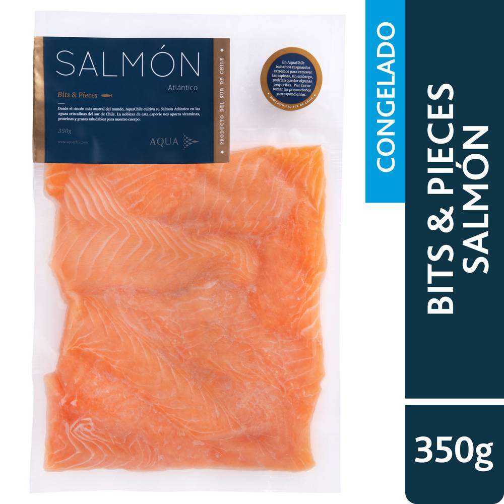 Aqua salmón atlántico bits & pieces (350 g)