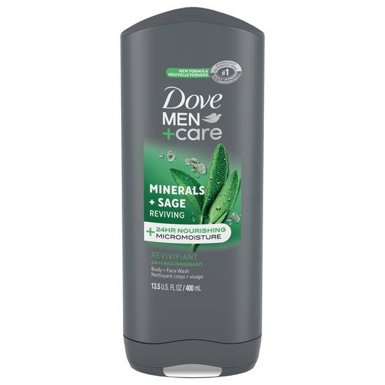 Dove Men Care Elements Minerals Sage Body & Face Wash