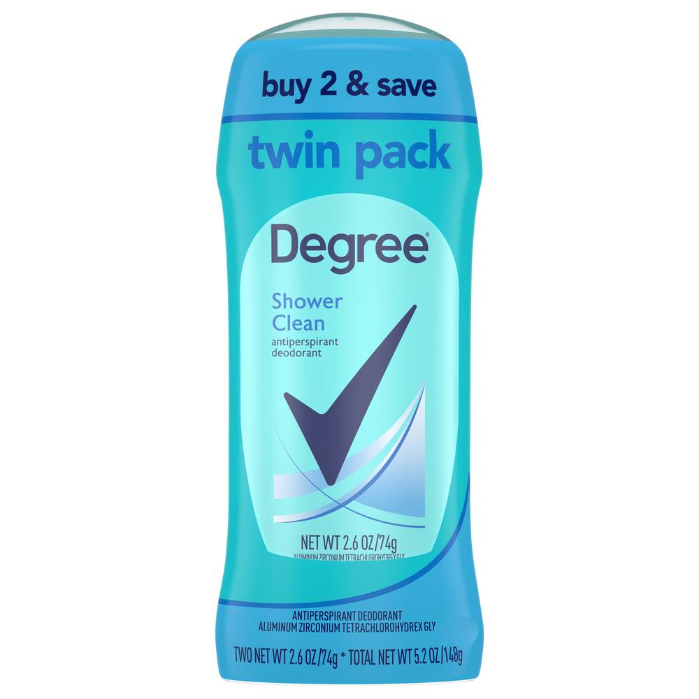 Degree Anti-Perspirant & Deodorant Shower Clean (2 ct)