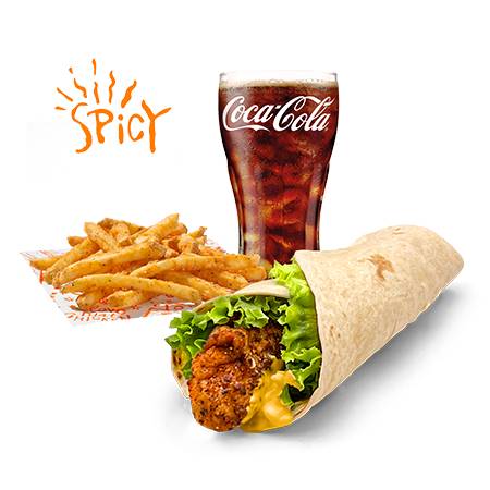 MENU MINI WRAP CAJUN SPICY