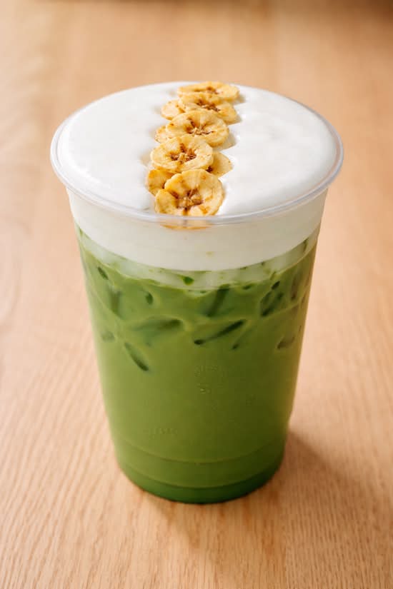 Banana Cold Foam Matcha