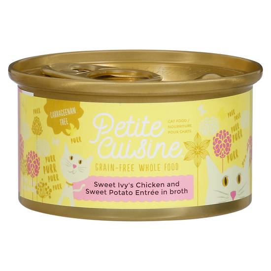 Petite Cuisine Sweet Ivy's Chicken and Sweet Potato Entree in Broth Cat Food