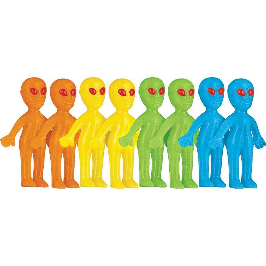 Glow-in-the-Dark Alien Favors 8ct