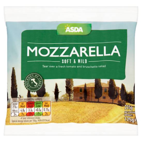 ASDA Mozzarella (215g)