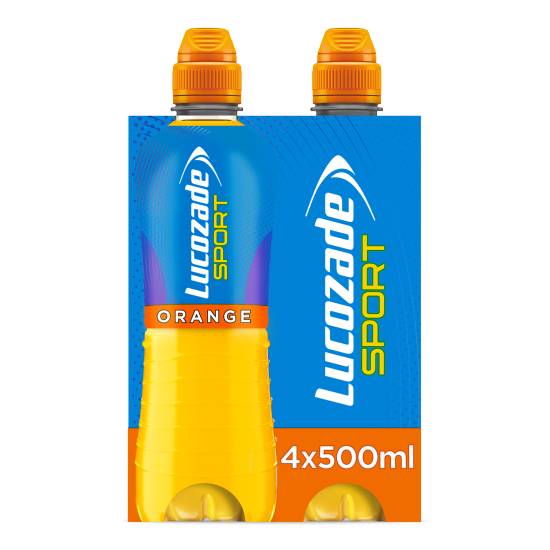 Lucozade Orange, Sport Drink (4 x 500ml)