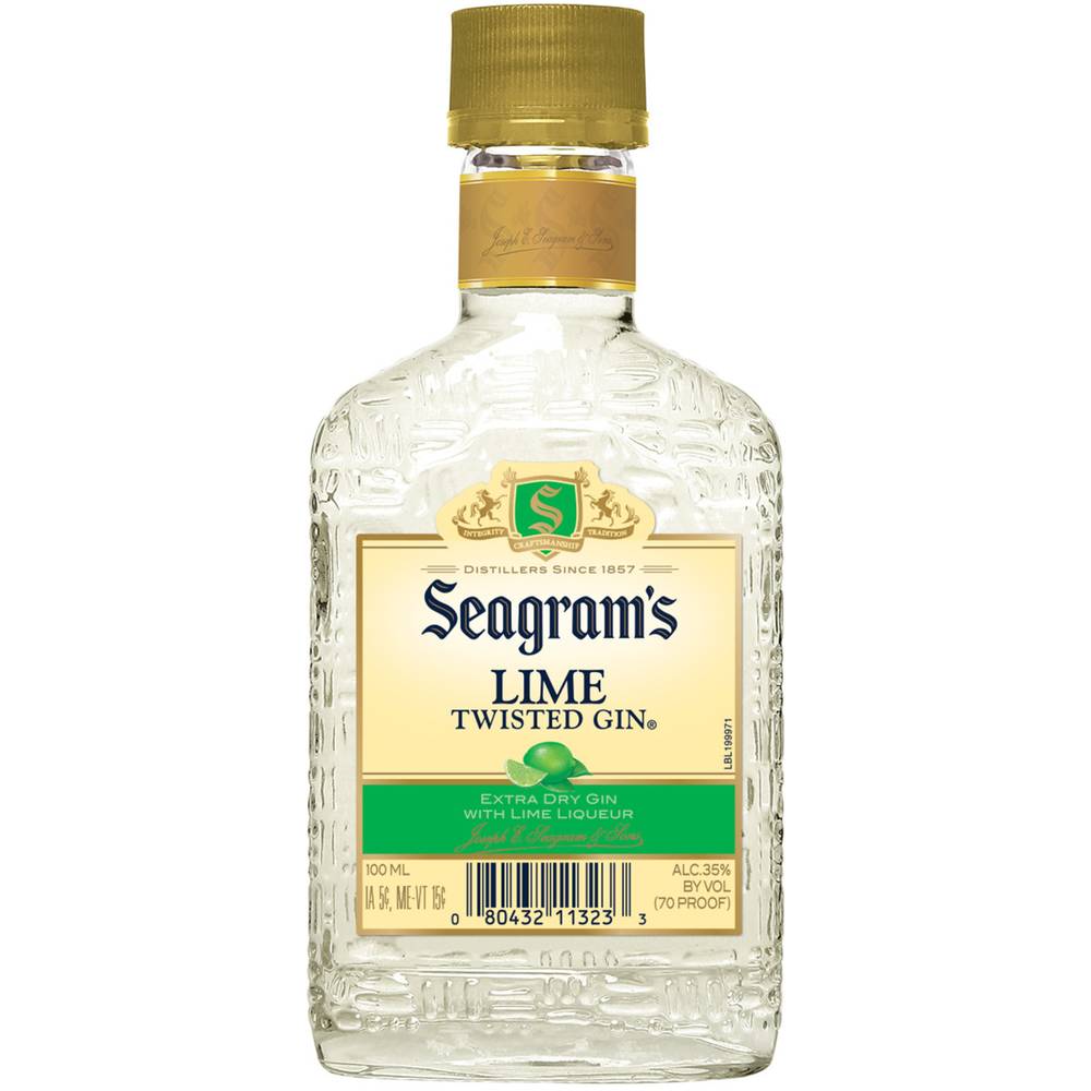 Seagram's Gin Twisted Lime (750ml bottle)