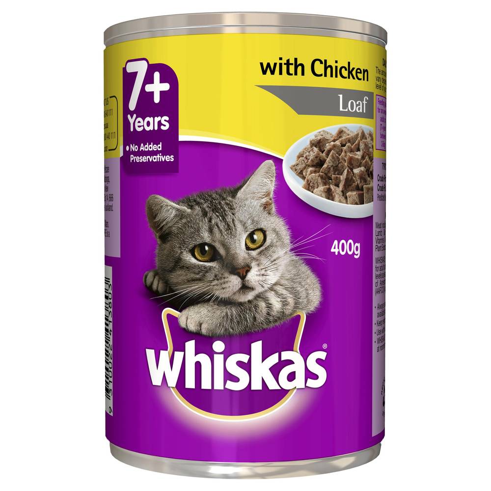 Whiskas 7+ Years With Chicken Loaf Delivery Near Me Order Online
